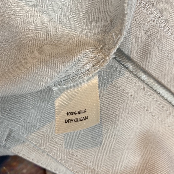 WHBM Silk Cargo Wide Leg Pants - Picture 9 of 10